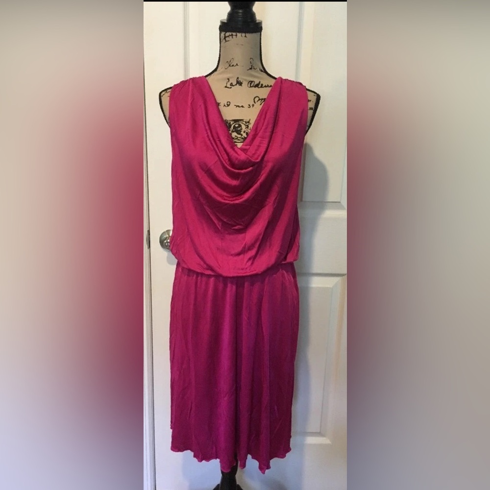 (NWT) Express Women’s Burgundy Midi Dress